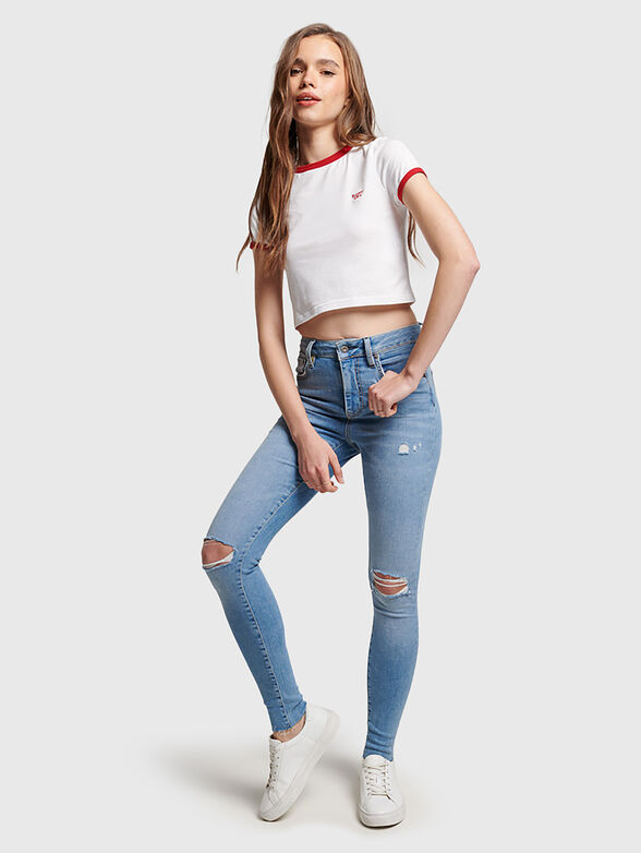 VINTAGE high waisted skinny jeans - 6