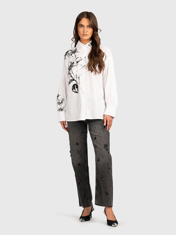 Shirt with floral print - 2