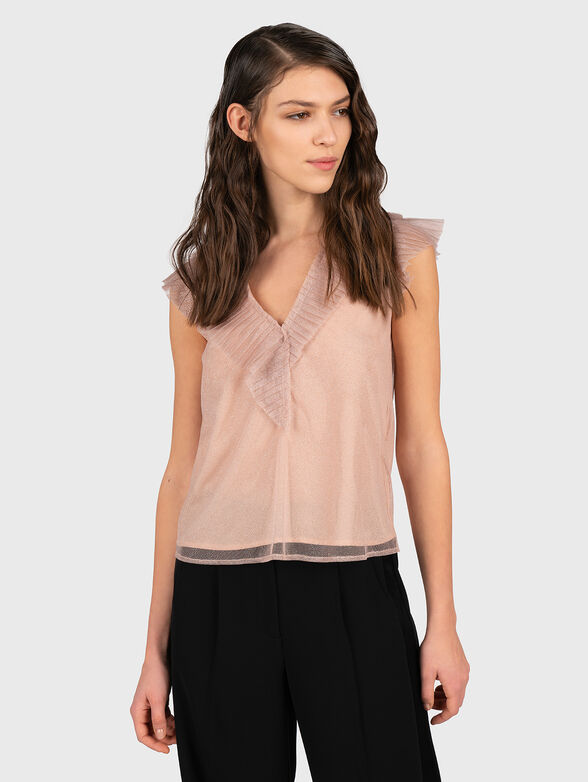 Pink tulle top - 1