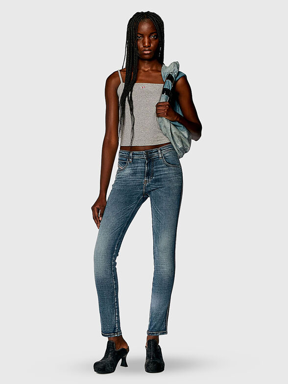 BABHILA slim jeans with washed effect - 4