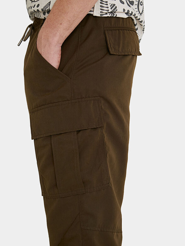 Brown shortened pants - 3