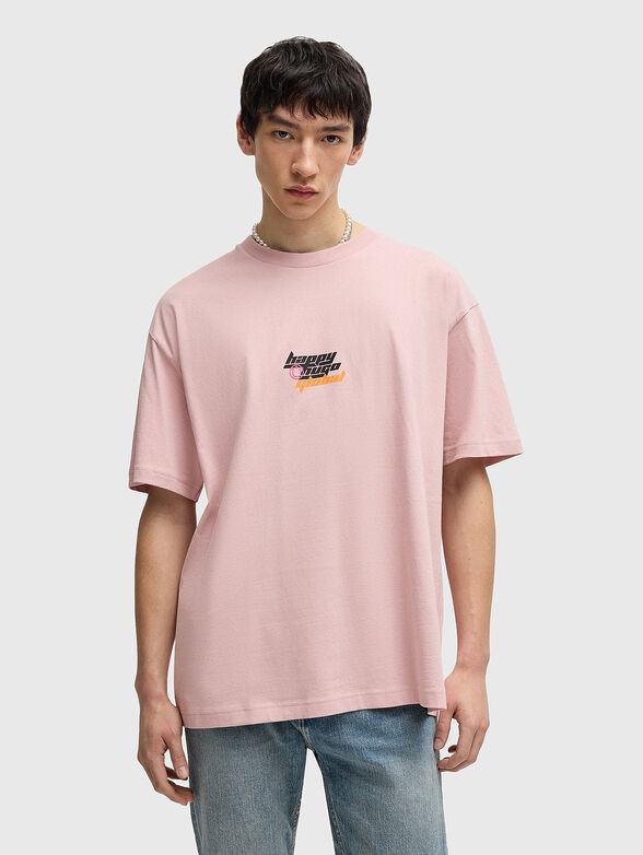 Oversized round neck T-shirt - 1