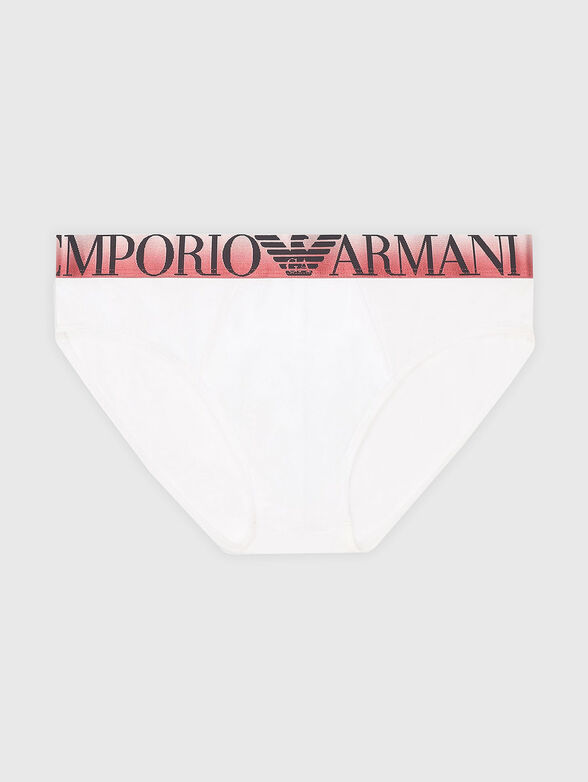 Logo cotton briefs - 3