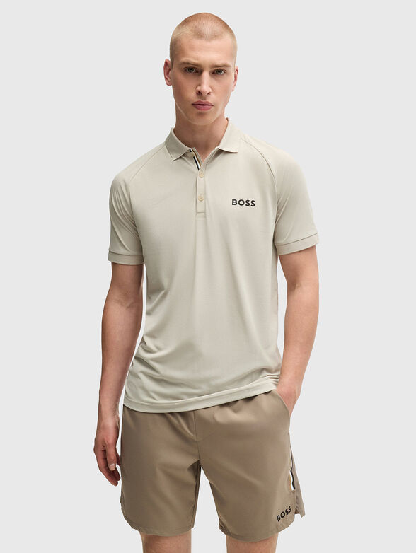 PATTEO MB 15 polo shirt  in light beige - 1