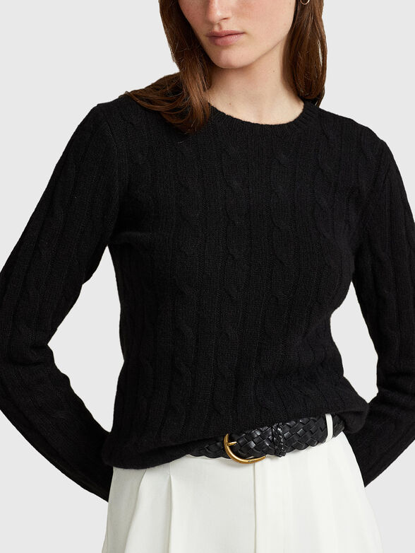 JULIANNA black cashmere sweater - 4