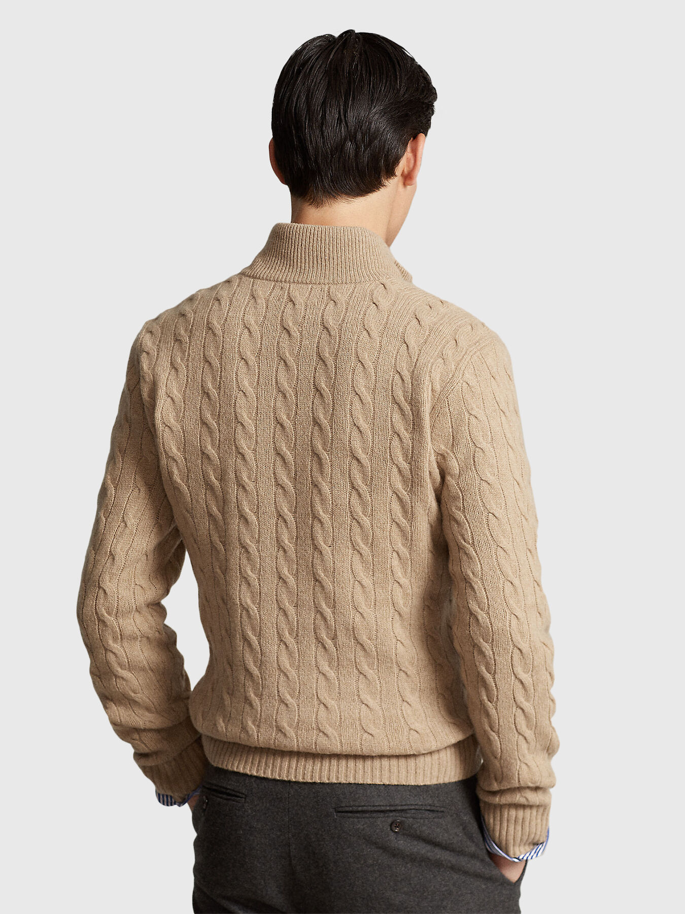 Sweater with zip collar brand POLO RALPH LAUREN