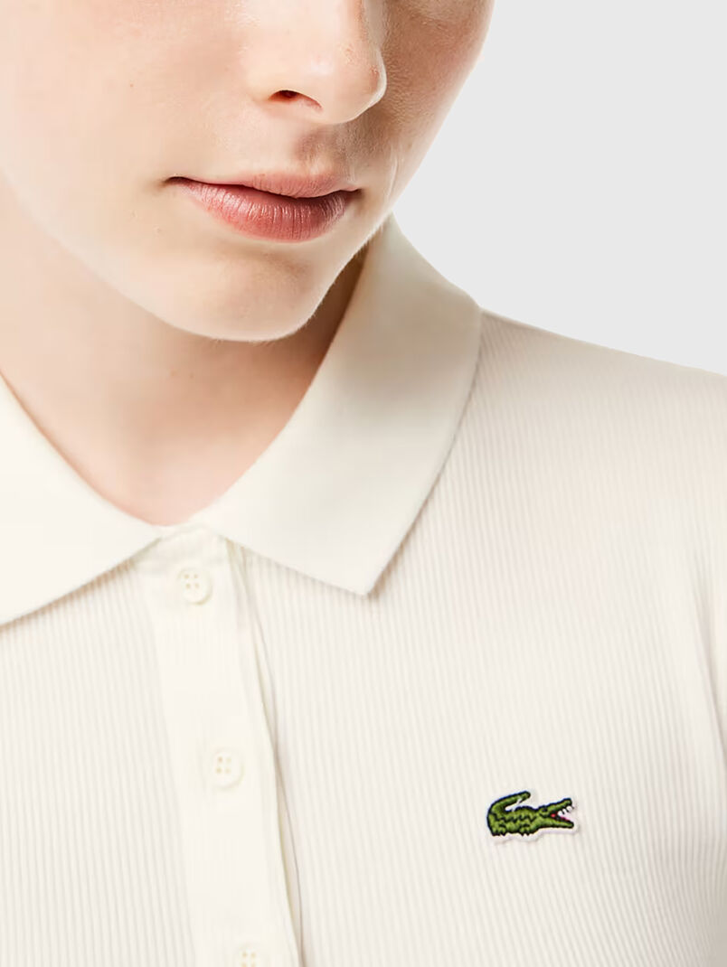 Slim-fit polo shirt in  black  - 3