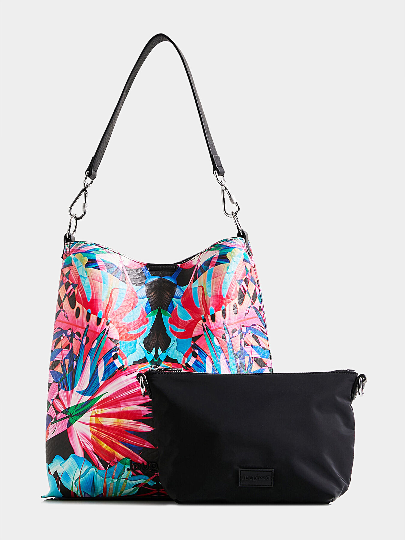 2 in 1 bag with floral print brand DESIGUAL Globalbrandsstore en