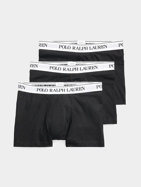 Set of three trunks in black color - 1