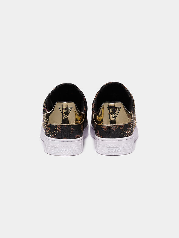 RAZZ Sneakers with logo print and studs - 3