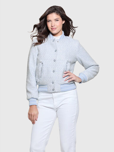 NEW GLORIA bomber made of buckle in blue - 4