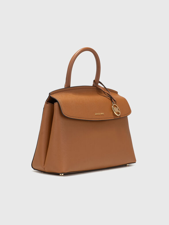 MD TH SATCHEL  black leather bag - 4