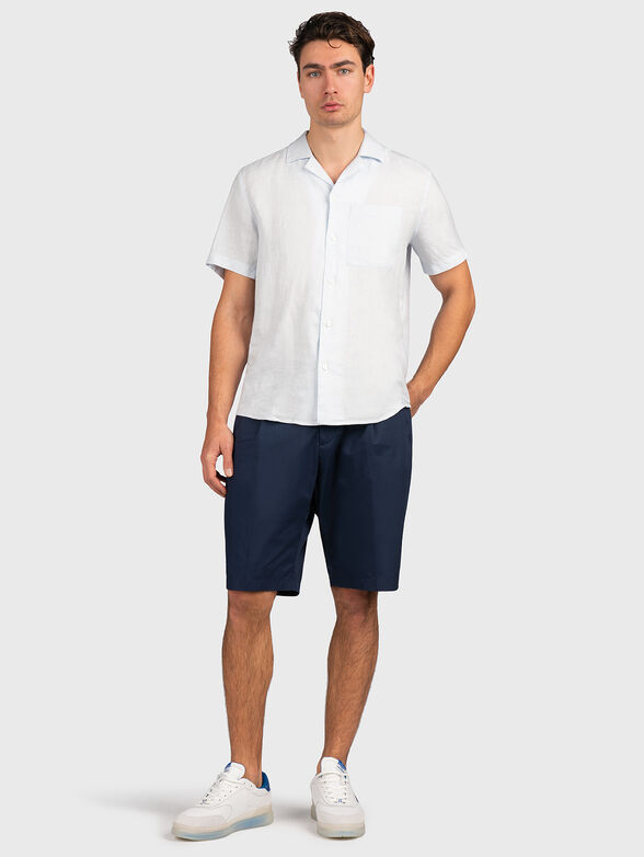 ELLINO short sleeved linen shirt - 2