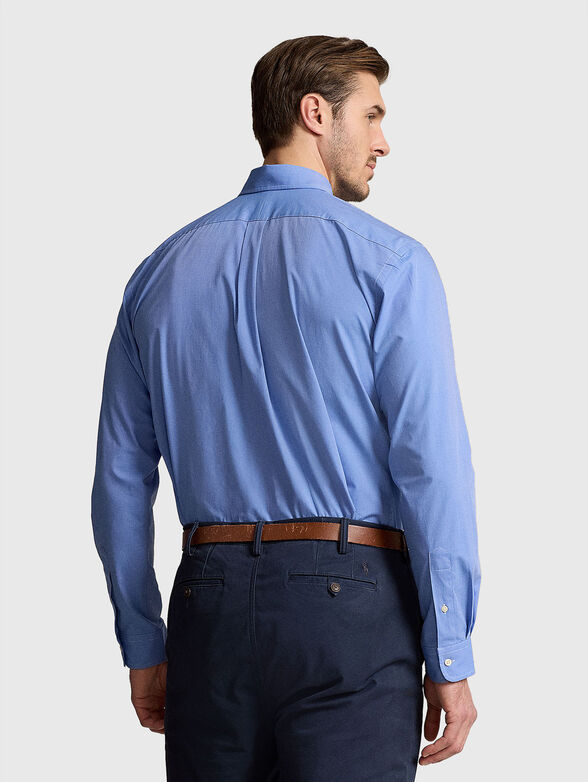 Blue cotton shirt - 3