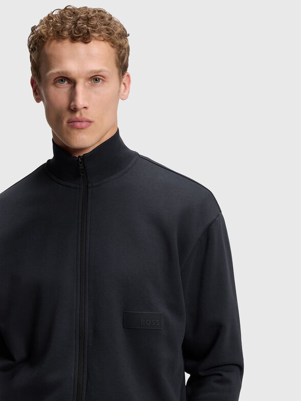 Zip-up sweatshirt with logo detail - 4
