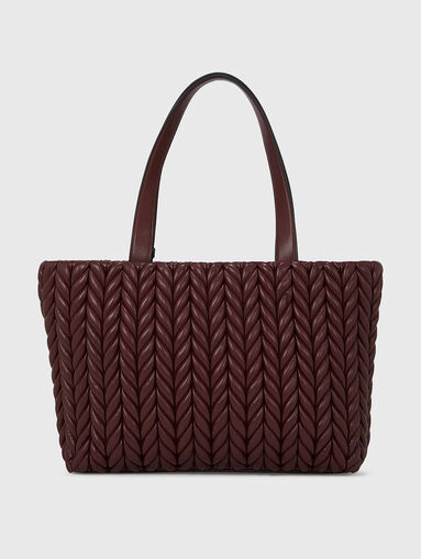 K/WEAVE tote bag with woven texture - 3