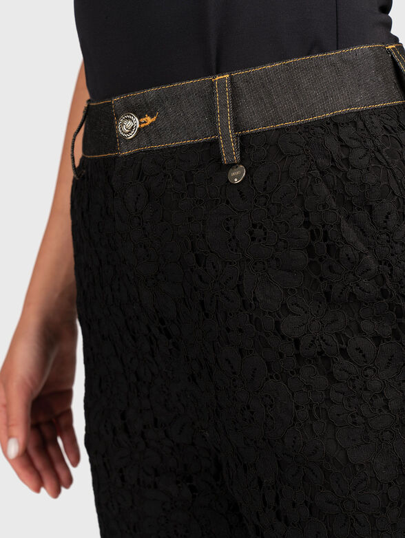 High waisted lace trousers - 3