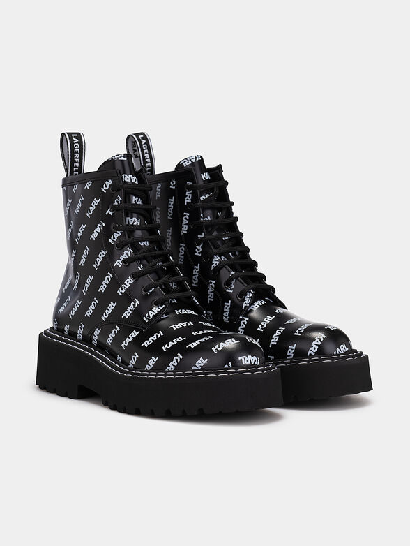 PATROL II Ankle boots with logo print - 2