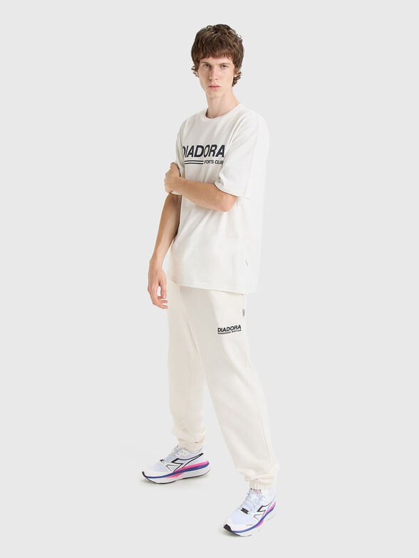 LEGACY unisex sports trousers in white - 4
