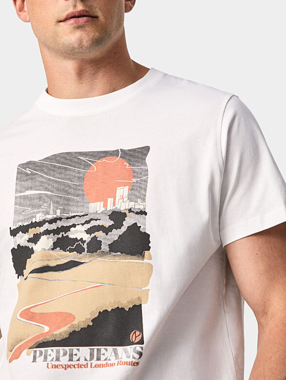WAYNE T-shirt with maxi print - 3