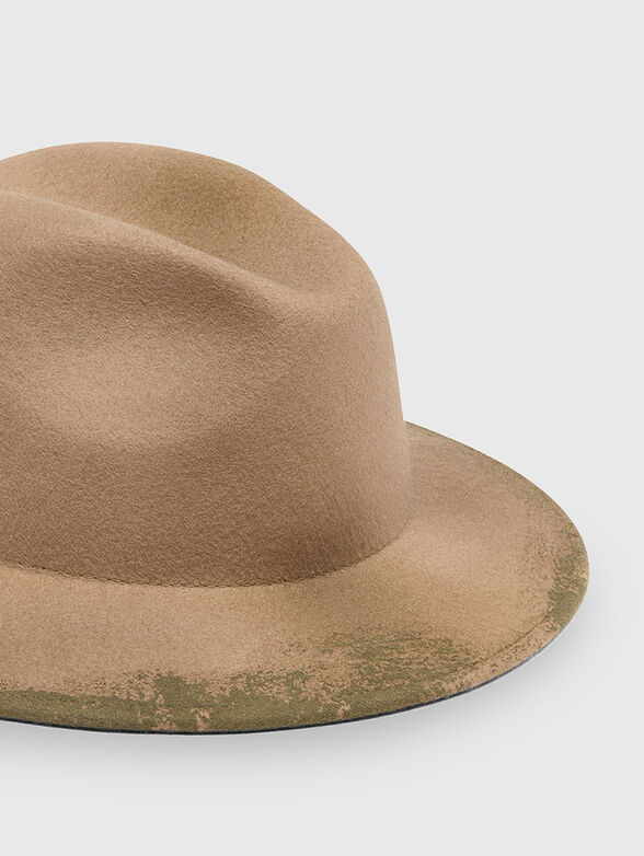 Cowboy wool hat with tie-dye effect - 2