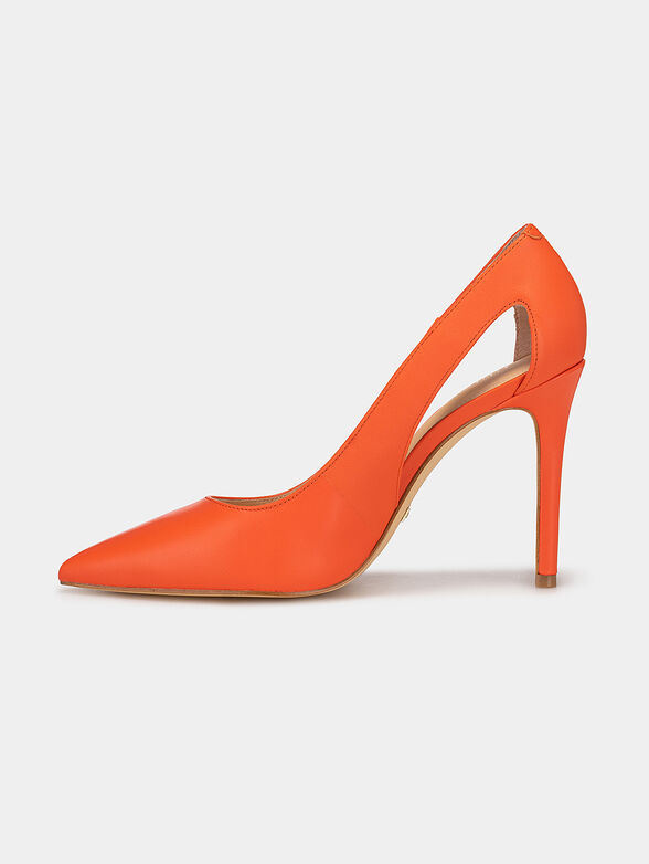 GABBI leather shoes with metal accent - 4