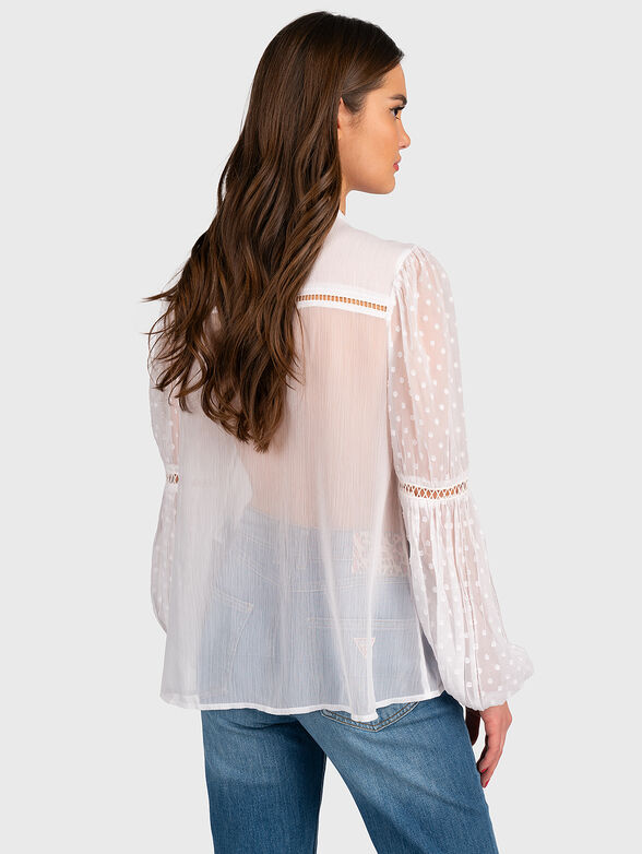 JOSETTE blouse with animal print - 3