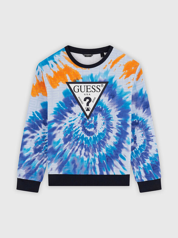 Sweatshirt with abstract print - 1