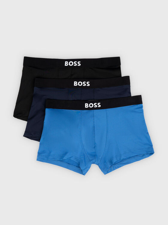 Комплект от три чифта боксерки с лого - 1