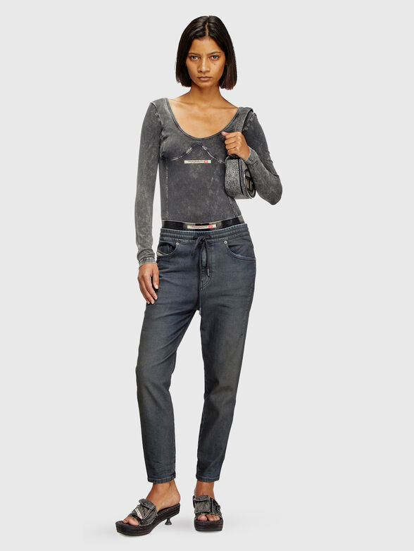 2041 D-FAYZA JOGG jeans with elastic waistband - 3