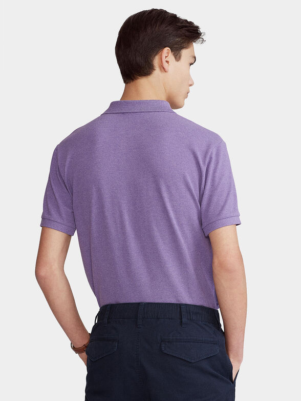 Polo shirt in purple color - 2