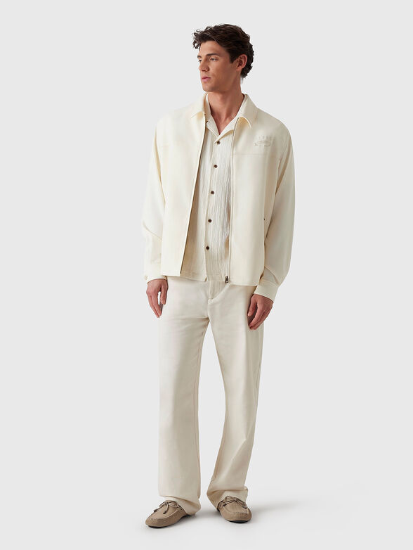 Overshirt with logo embroidery - 2