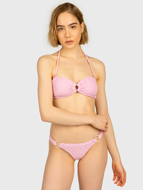 Pink bikini bra ROSE - 1