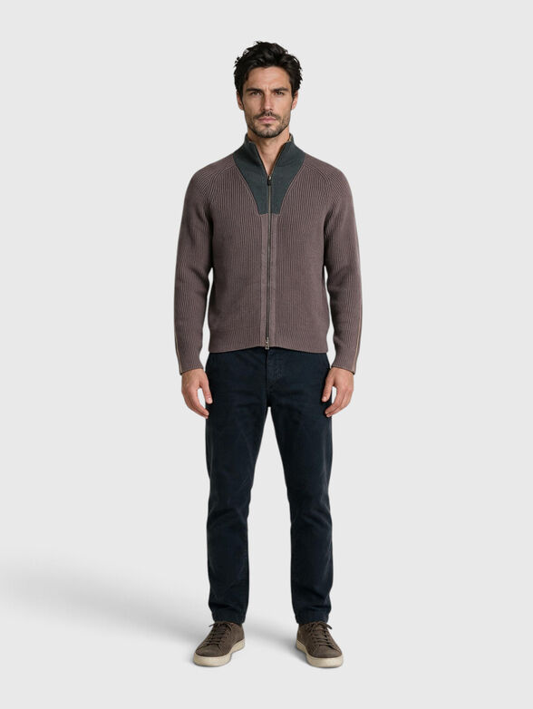 K-ORIO cardigan with a zip - 1