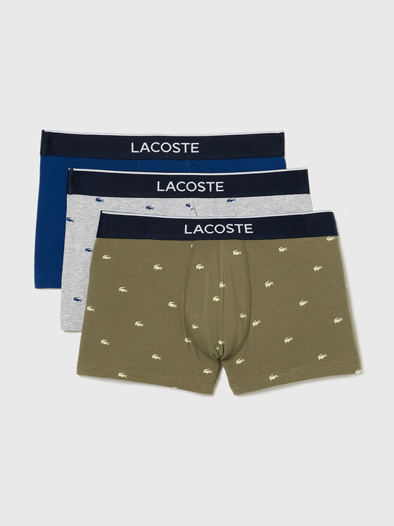 Set of three multicolored boxers - 1