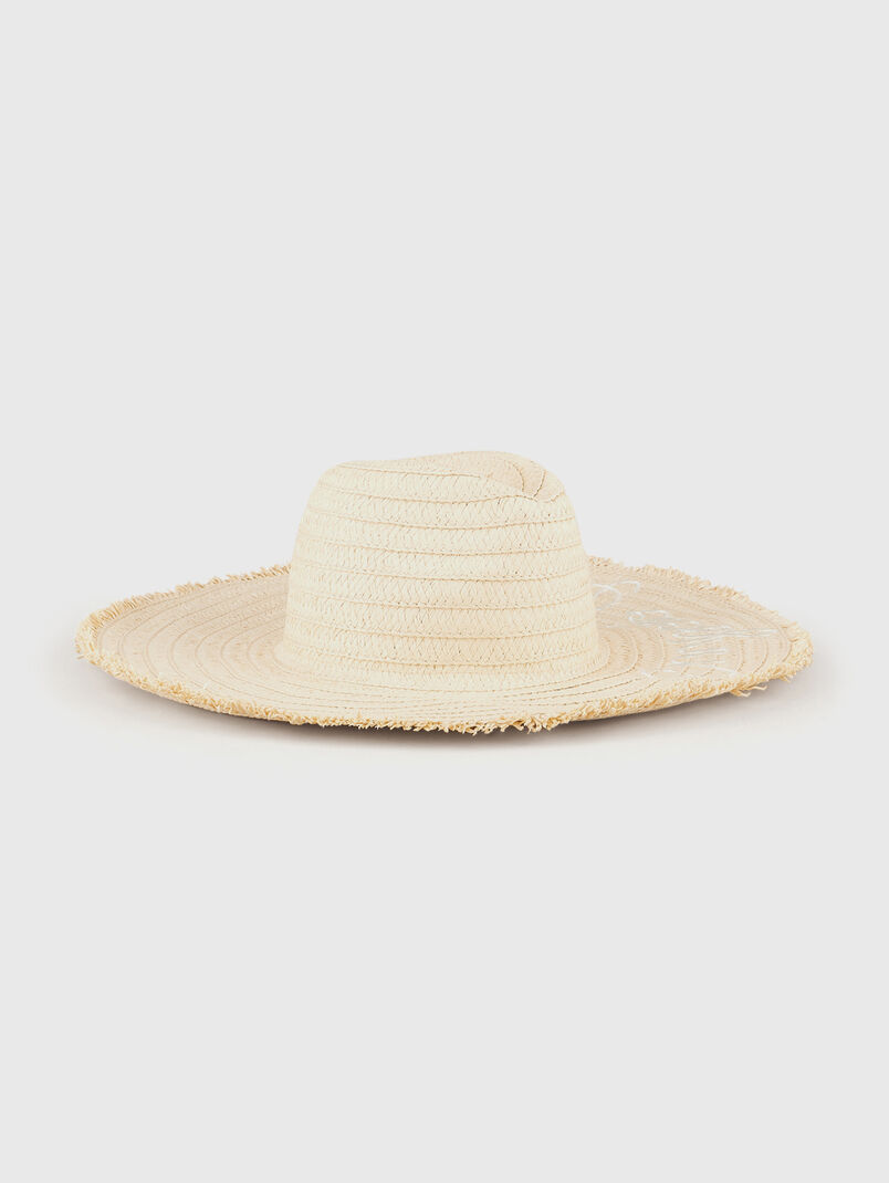 Raffia hat in black - 3