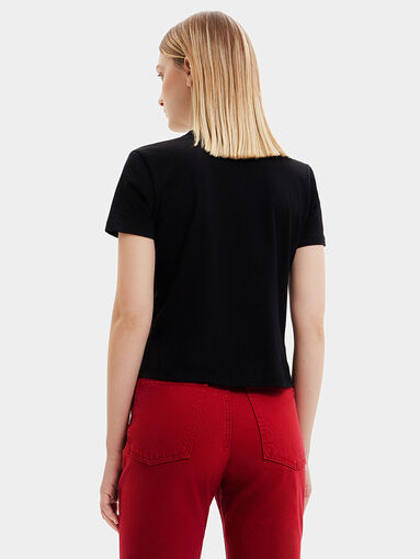 ISLE T-shirt with velvety details - 4