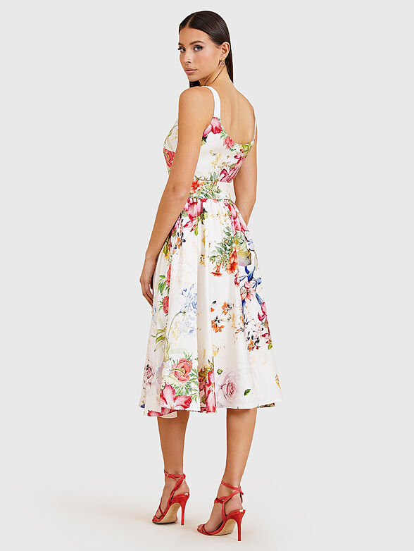 GLORIOUS GARDEN belted midi dress - 2