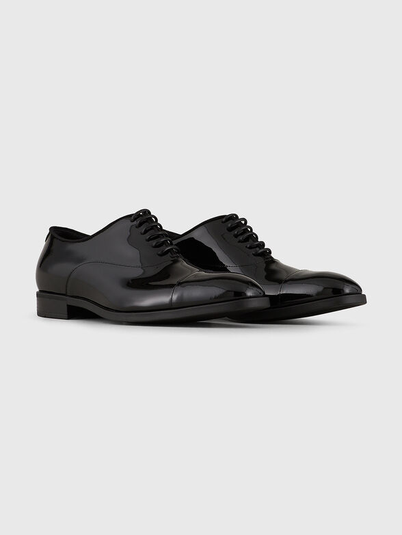 Patent elegant leather shoes - 1