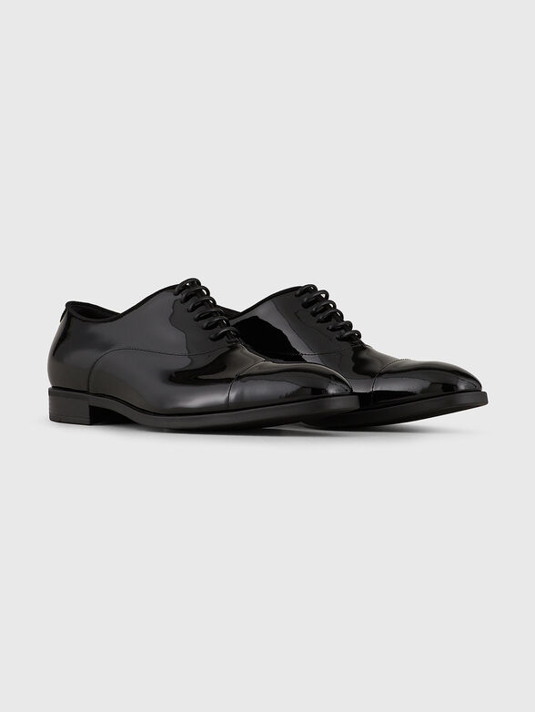 Patent elegant leather shoes - 2