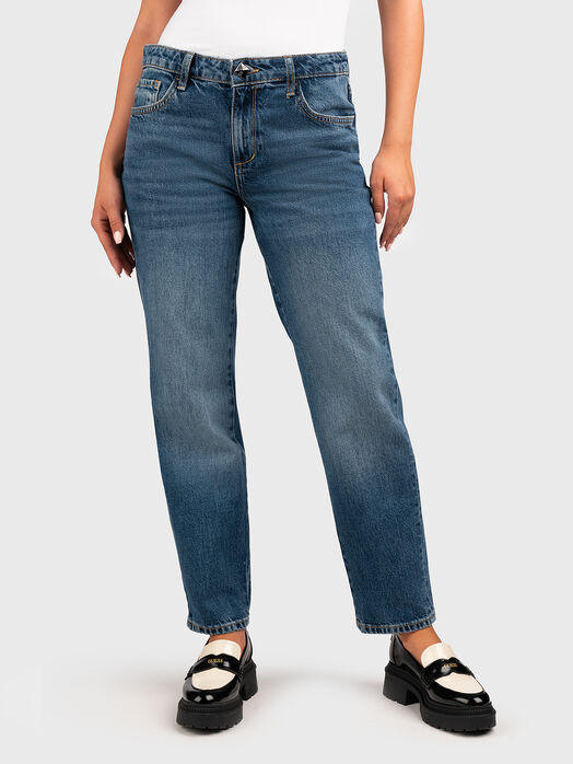 Jeans with washed effect