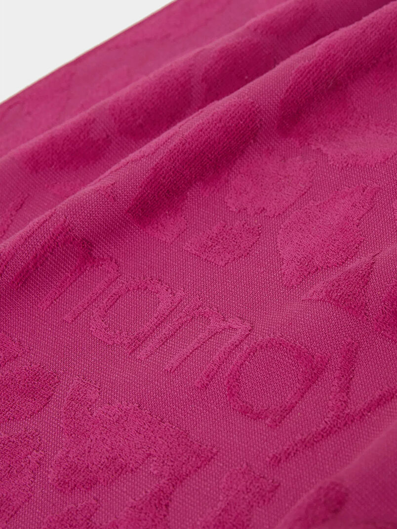 SUMMER GLAM beach towel fuxia color - 3