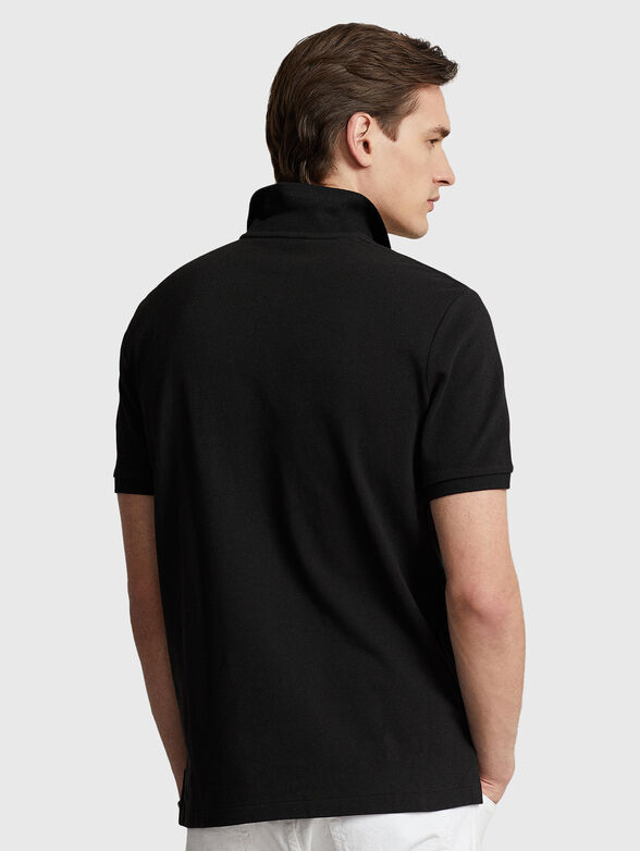 Polo-shirt in black color - 3