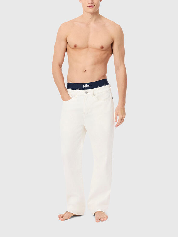 Set of three pairs of boxers with logo print - 4