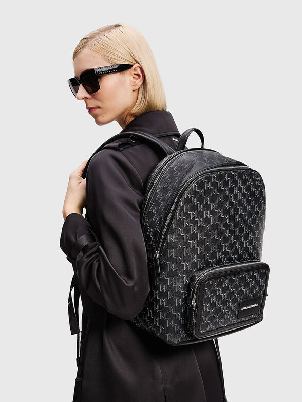 Backpack with logo print - 2