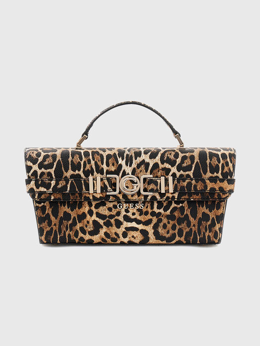 CIRENE bag with a flap and a long strap