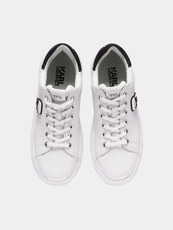 KAPRI Black sneakers with contrasting heel - 6