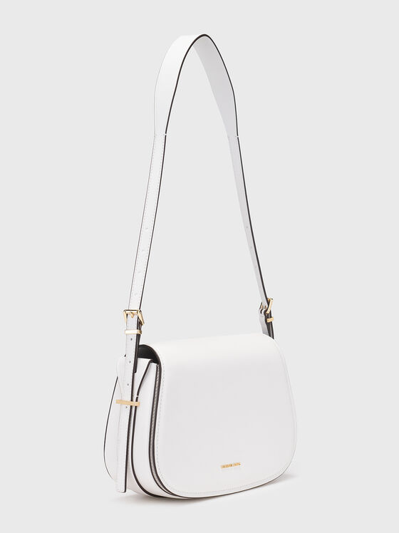 Кожена чанта с лого детайл - 2