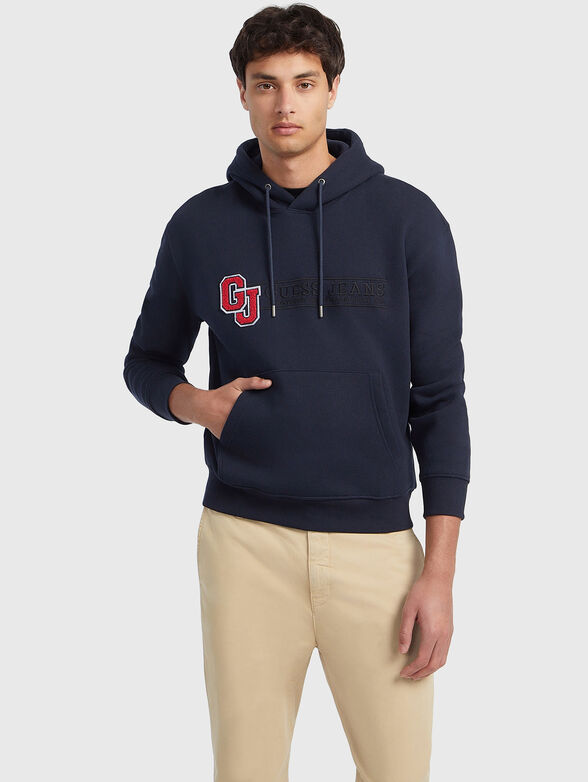 Sweatshirt with logo embroidery - 1