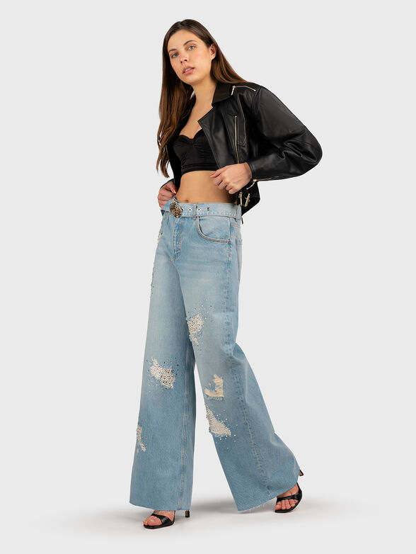 Black satin bustier - 2